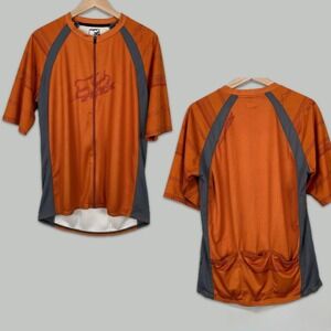 Fox Racing Mens Motocross Performance MTB Shirt Sz L Jersey Stretch Rear Pockets